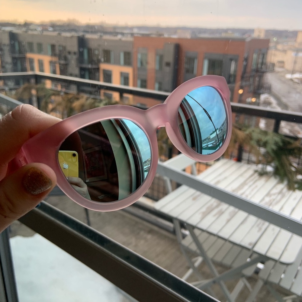 TOMS Pink Florentin Sunglasses